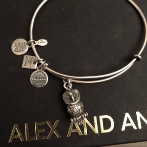 Alex & Ani- Owl bangle